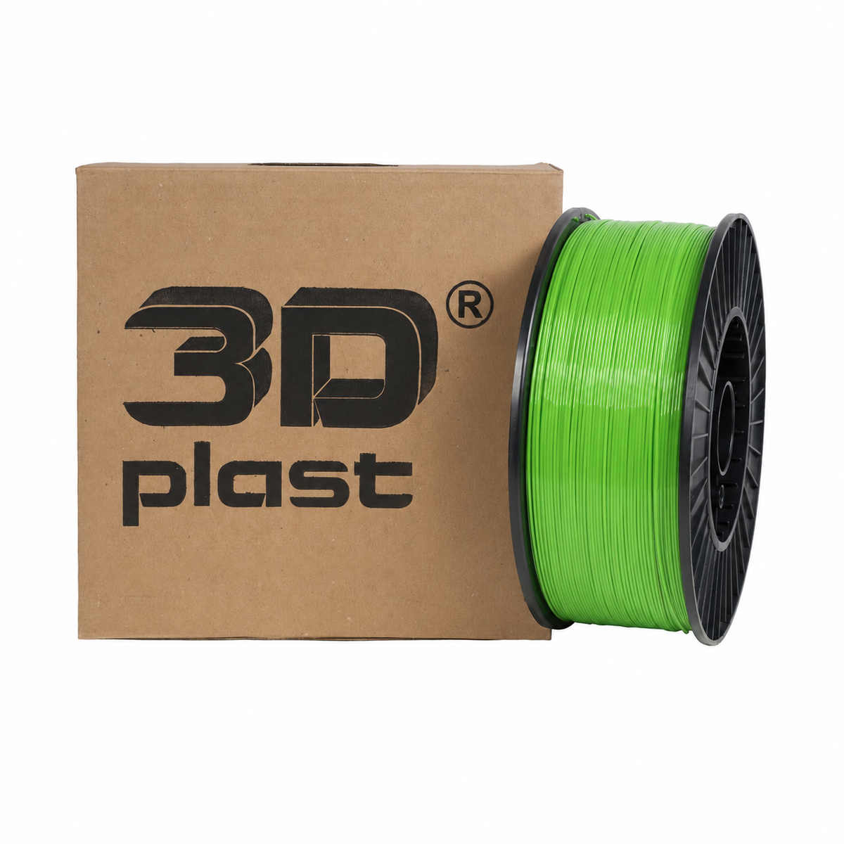 3DPlast PLA Filament 1.75 mm, 3 kg – Grass Green – image 1