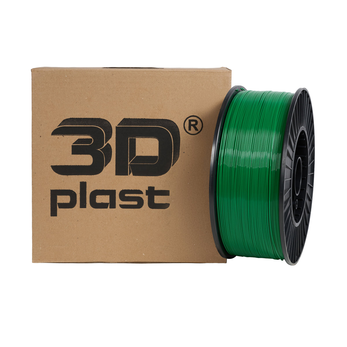 3DPlast PLA Filament 1.75 mm, 3 kg – Green – image 1