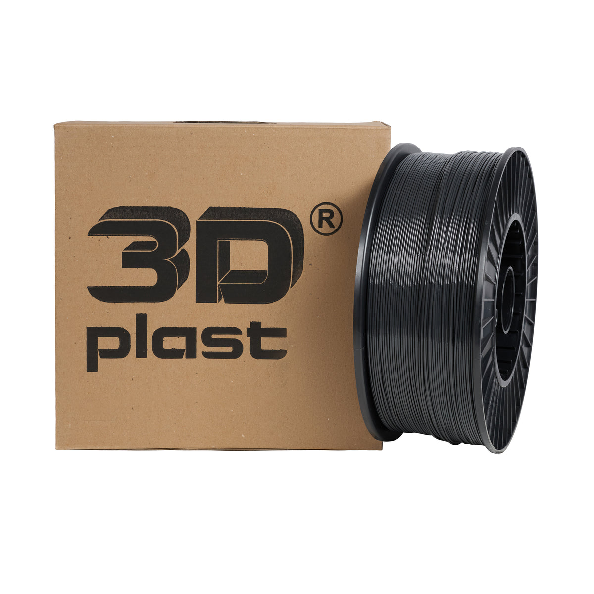 3DPlast PLA Filament 1.75 mm, 3 kg – Graphite – image 1