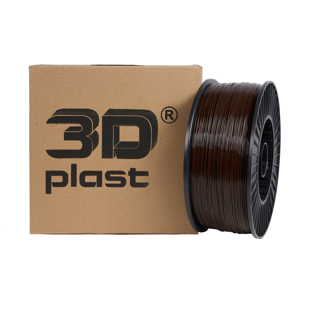 3DPlast PLA Filament 1.75 mm, 3 kg – Brown – image 1