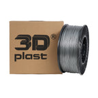 3DPlast PLA Filament 1.75 mm, 3 kg – Metallic Gray – image 1