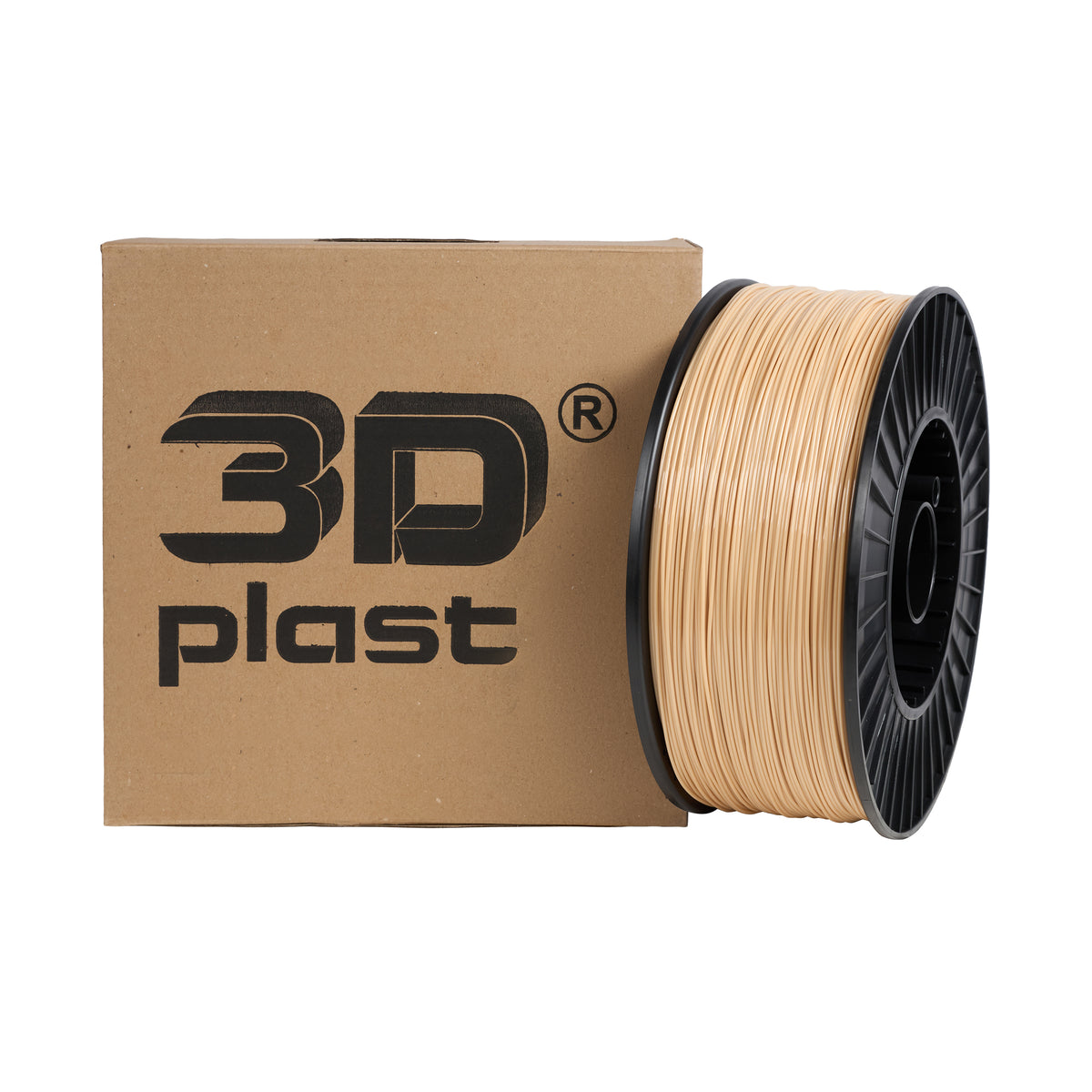 3DPlast PLA Filament 1.75 mm, 3 kg – Beige – image 1