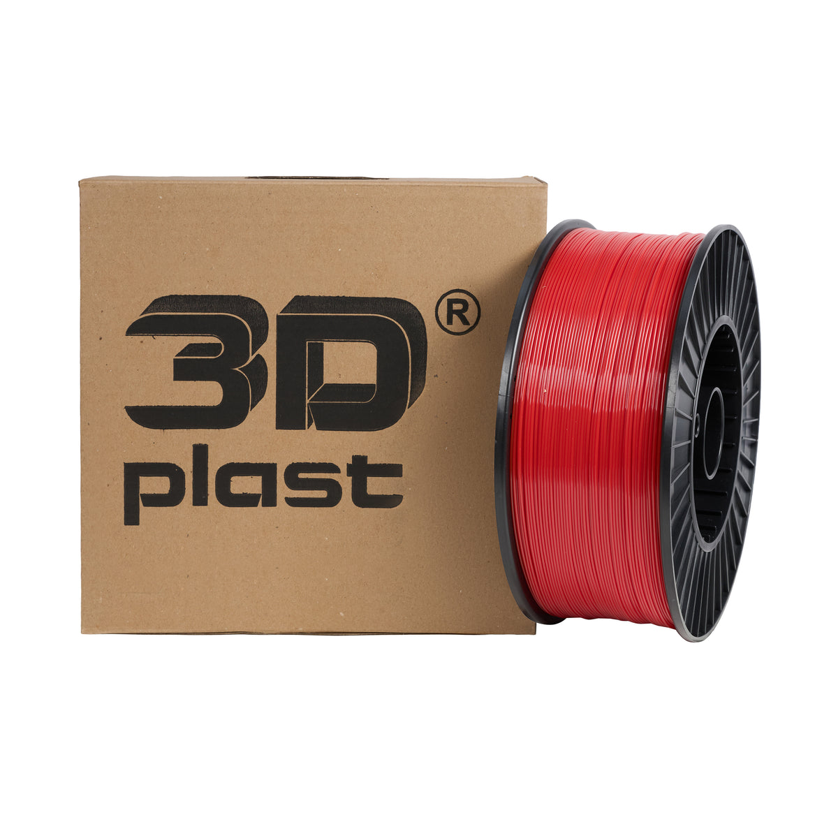 3DPlast PLA Filament 1.75 mm, 3 kg – Red – image 1