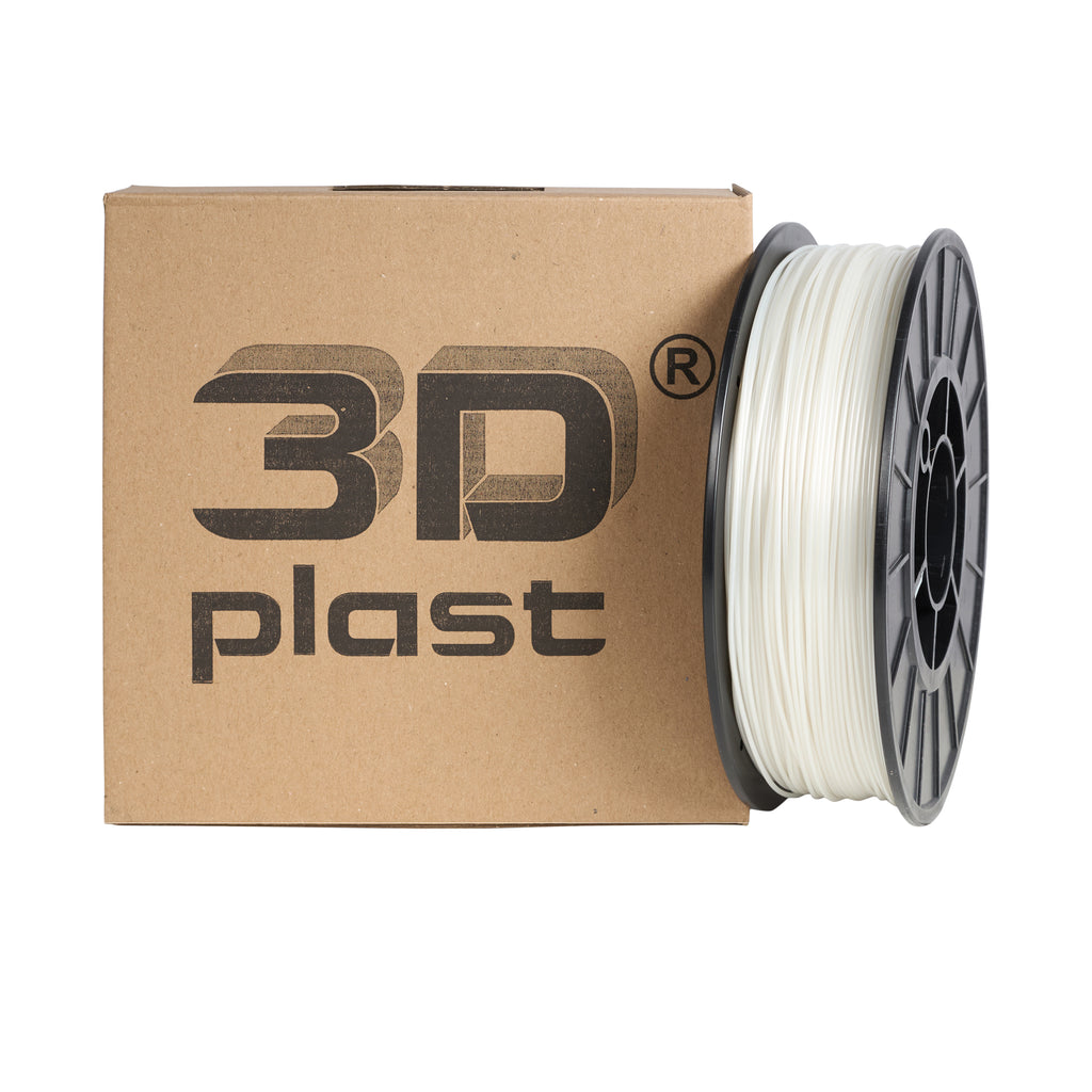 3DPlast ABS Filament 1.75 mm, 0.75 kg – White – image 1