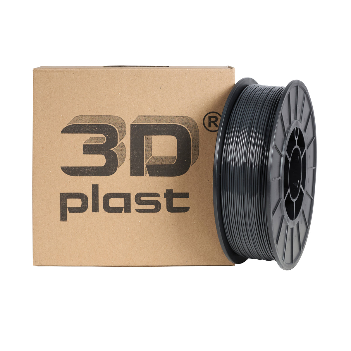 3DPlast PLA Filament 1.75 mm, 0.85 kg – Graphite – image 1
