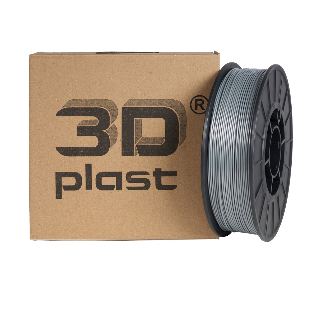 3DPlast ABS Filament 1.75 mm, 0.75 kg – Gray – image 1