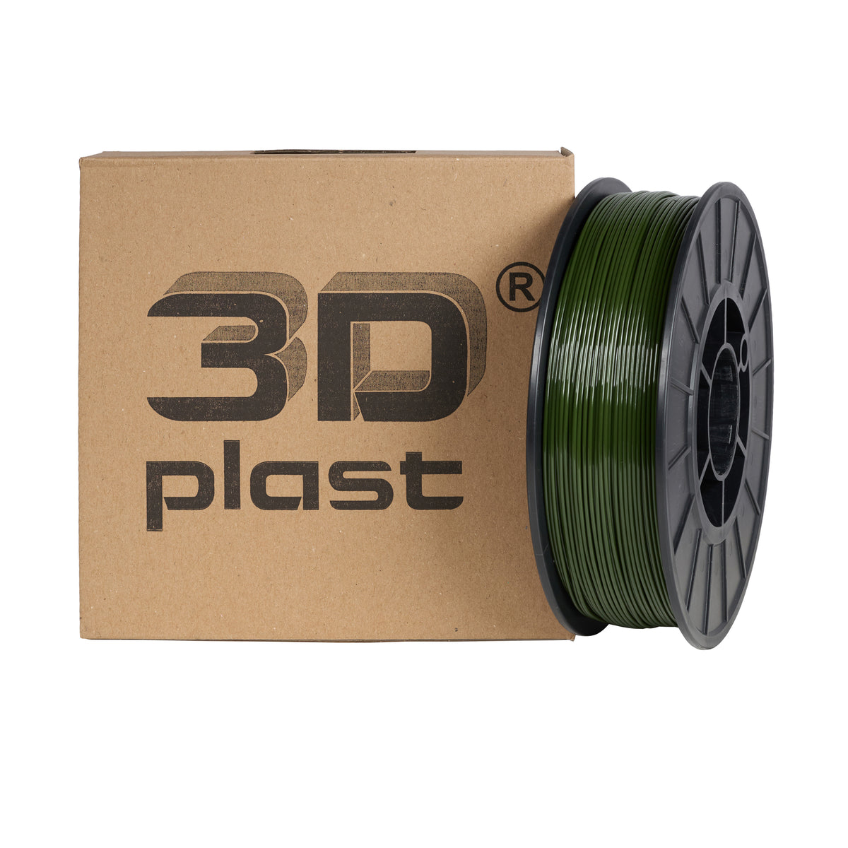 3DPlast PLA Filament 1.75 mm, 0.85 kg – Khaki – image 1