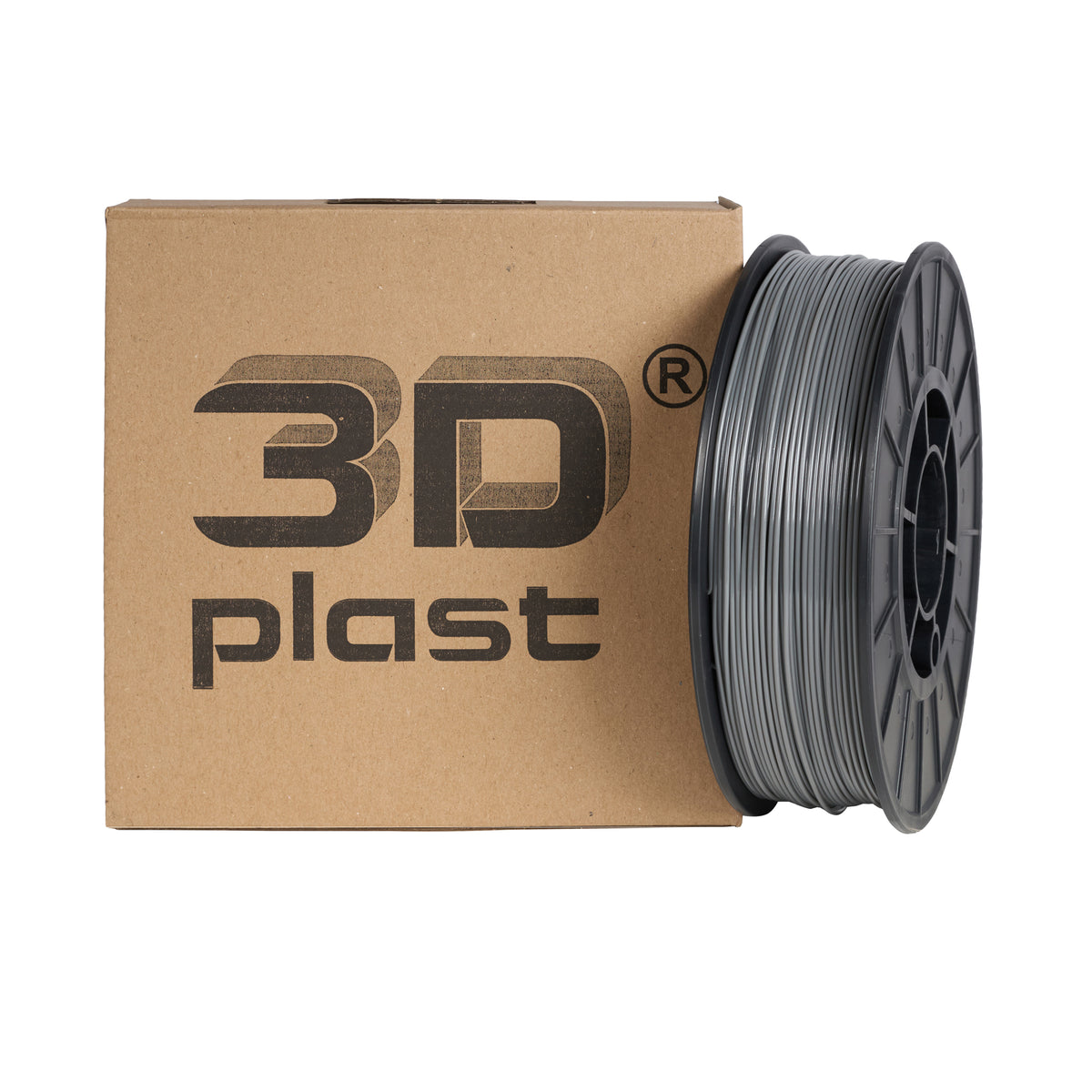 3DPlast PETG (CoPET) Filament 1.75 mm, 0.85 kg – Gray – image 1