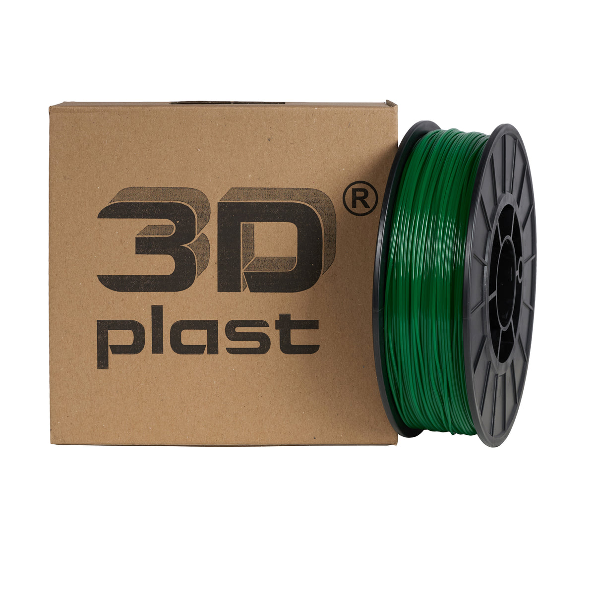 3DPlast PLA Filament 1.75 mm, 0.85 kg – Green – image 1