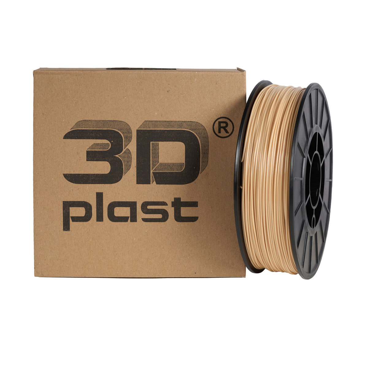 3DPlast PLA Filament 1.75 mm, 0.85 kg – Beige – image 1