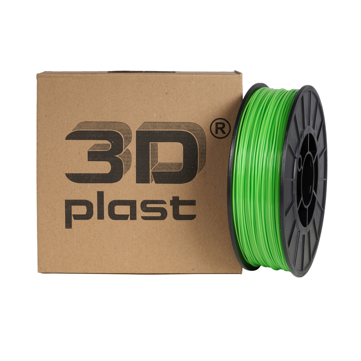 3DPlast PLA Filament 1.75 mm, 0.85 kg – Grass Green – image 1