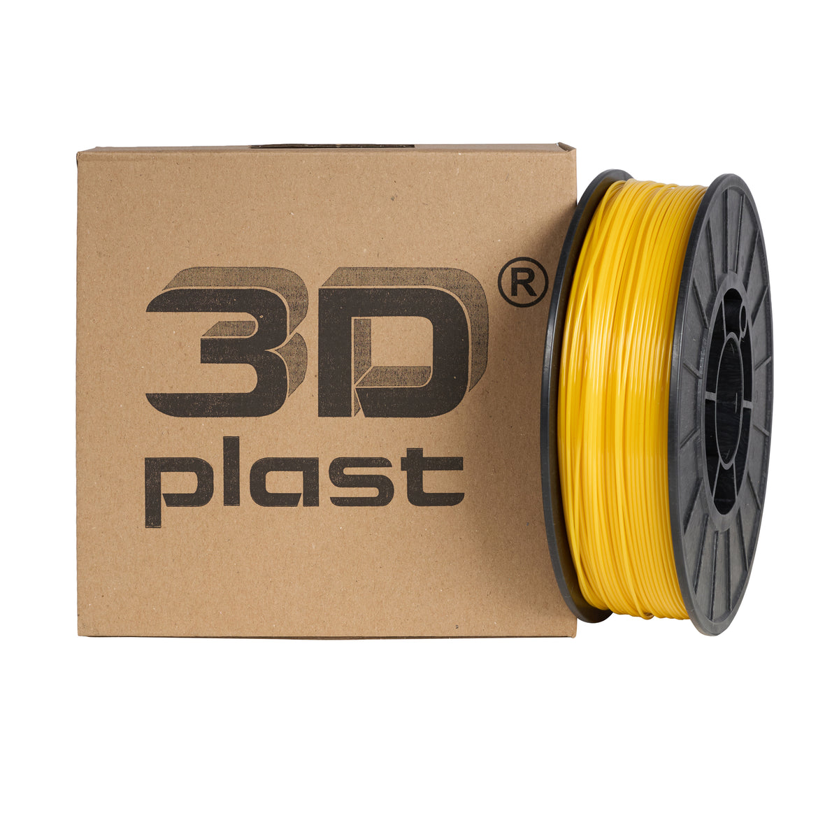 3DPlast ABS Filament 1.75 mm, 0.75 kg – Yellow – image 1